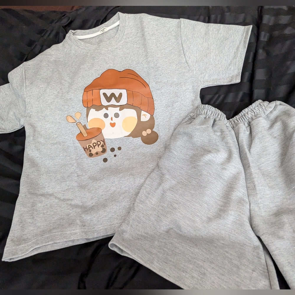 Boba shirt and shorts